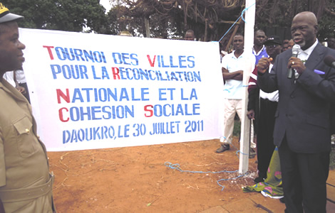 Le Ministre Legré lance la campagne à  Daoukro