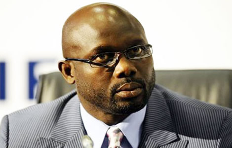 Georges Weah en capitaine à Abidjan