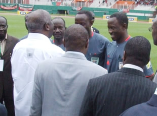 Les frères Paré, invités du président Gbagbo