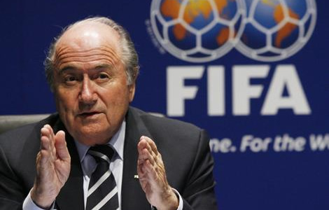 Sepp Blatter : «Le Brésil a pris du retard» 