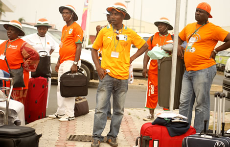 L'avion du Ministre Legré cloue les supporters Abidjan