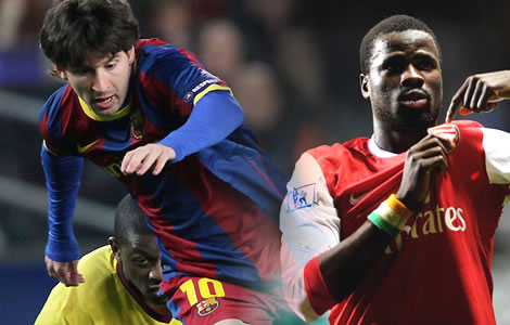 Le Barça tombe Arsenal et Eboué