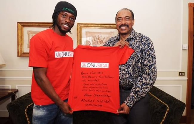 Gervinho, Ambassadeur Onusida