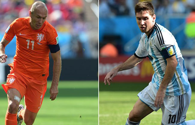 Robben et Messi, un air de finale