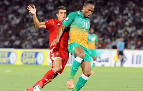 La Côte d'Ivoire rate la victoire contre le Maroc