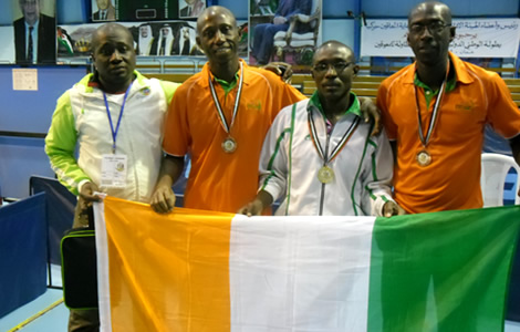 3 pongistes ivoiriens médaillés en Jordanie