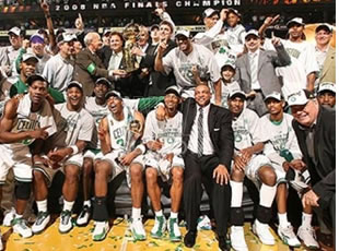 Les Celtics de Boston sur le toit de la NBA