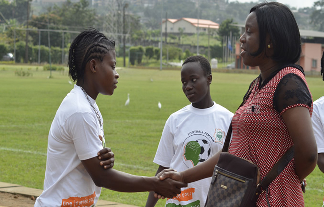 Le foot féminin célébré