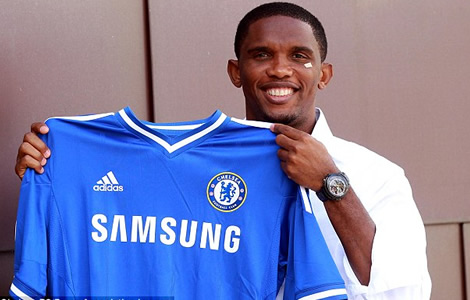 Eto'o se pose à Chelsea