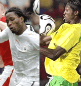 MONDIAL 2006 : Drogba, Essien, Adebayor, Santos, Mantorras: Les ?talons africains